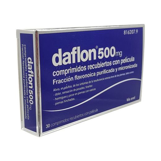 Daflon 500 500 Mg 30 Comprimidos Recubiertos
