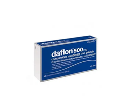 Daflon 500 Mg 60 Comprimidos Recubiertos
