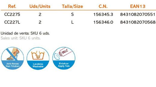 Dedil Prim Comforsil Silicona Cc227 T/L 2 U