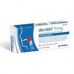 Deratin 5 Mg 20 Comprimidos Para Chupar