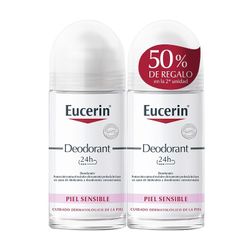 Desodorante Eucerin Piel Sensible Roll On 2x50ml