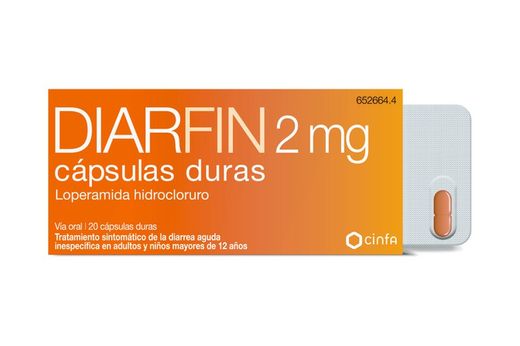 Diarfin 2 Mg 20 Capsulas