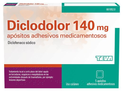 Diclodolor 140 Mg 5 Apositos Adhesivos