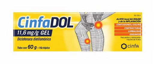 Diclofenaco Cinfa 10 Mg/G Gel Topico 60 G