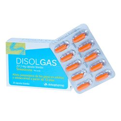 Disolgas 257.5 Mg 32 Capsulas Blandas