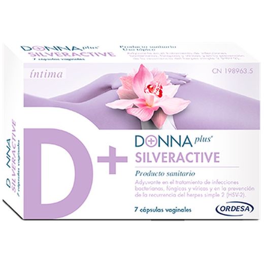 Donna Plus Silveractive 7 Cápsulas Vaginales