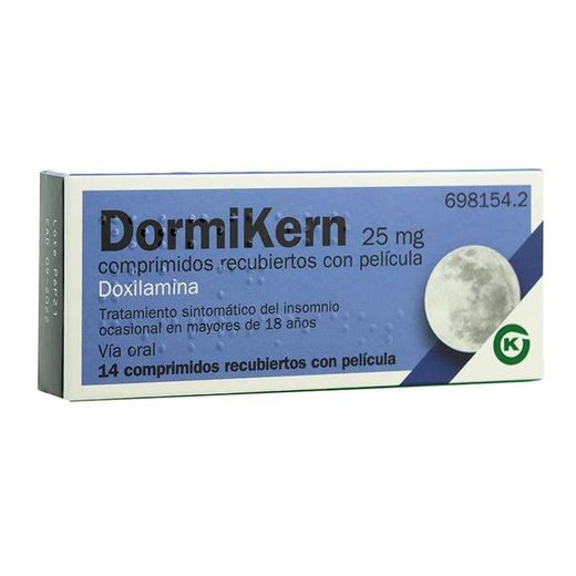 Dormikern 25 Mg 14 Comprimidos