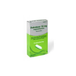 Dulcolaxo Bisacodilo 10 Mg 6 Supositorios