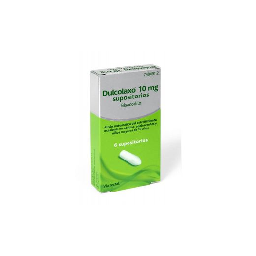 Dulcolaxo Bisacodilo 10 Mg 6 Supositorios