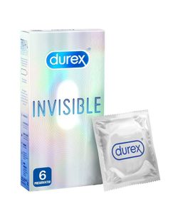 Durex Invisible Extra Fino Extra Lubricado 12 Preservativos