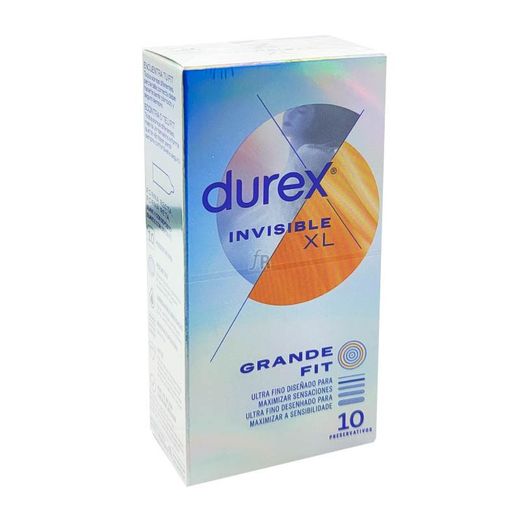 Durex Invisible XL Preservativos 10 Unidades