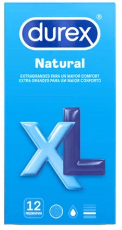 Durex Natural XL 12 Preservativos