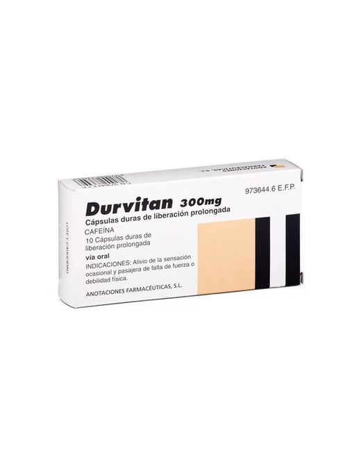 Durvitan Retard 300 Mg 10 Capsulas Liberacion Pr