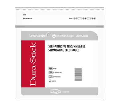 Electrodos 42190 DJO Dura Stick Pack 4 Unidades 5x5