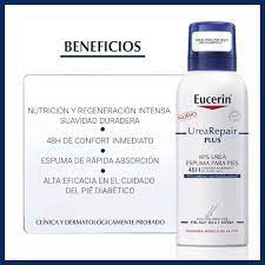 Eucerin UreaRepair Plus Espuma para Pies 10% Urea 150 ml