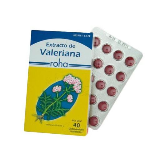 Extracto Valeriana Roha 140 Mg 40 Comprimidos Recubiertos