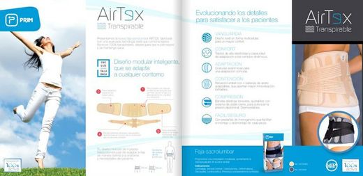 Faja Prim Sacrolumbar Airtex Transpirable T-U