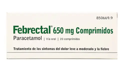 Febrectal 650 Mg 20 Comprimidos
