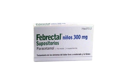 Febrectal Infantil 300 Mg 6 Supositorios