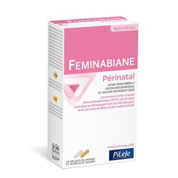 Feminabiane Perinatal 28 cápsulas blancas + 28 cápsulas amarillas