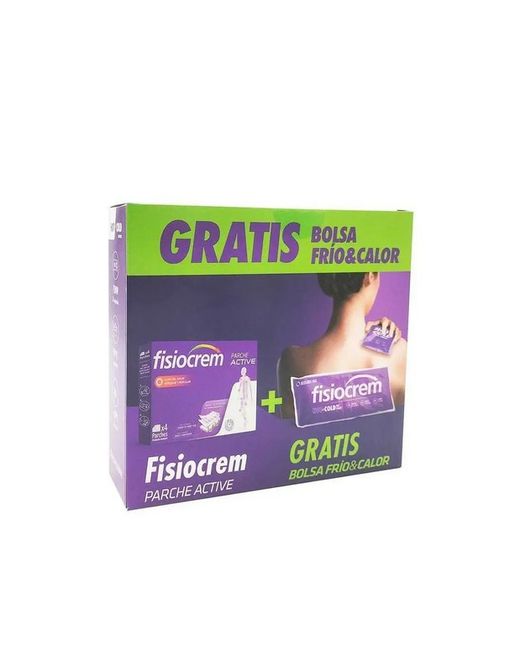 Fisiocrem Parche Active 4 Unidades + Bolsa frío y calor Gratis