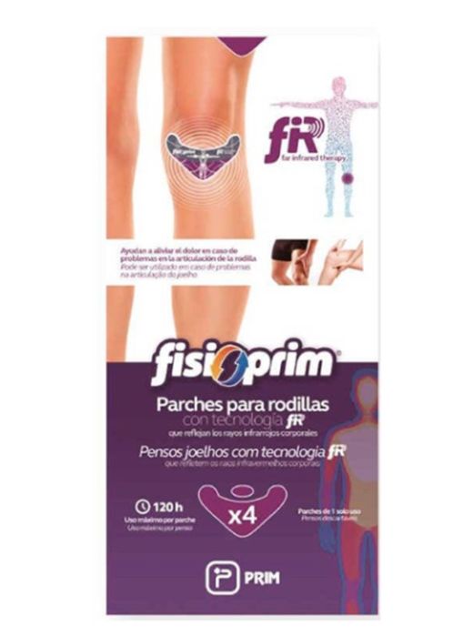 FisioPrim Parche Rodilla 4 Parches