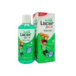 Fluor Lacer Júnior Colutorio Menta 0,05 Diario 500 ml