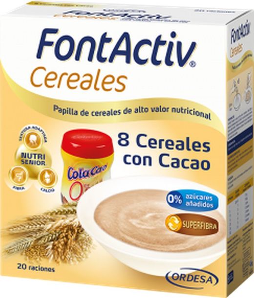 FontActiv 8 Cereales + Cacao 600 G