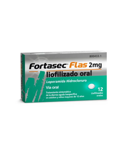 Fortasec Flas 2 Mg 12 Liofilizados Orales
