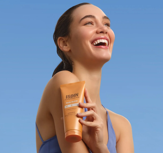 Fotoprotección Isdin Body Glow 200ml