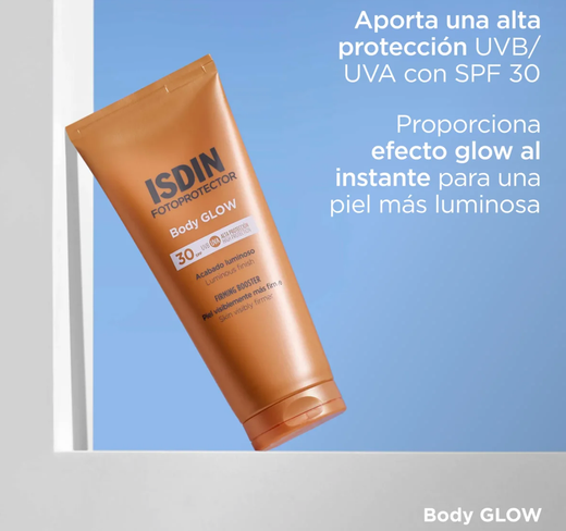 Fotoprotección Isdin Body Glow 200ml