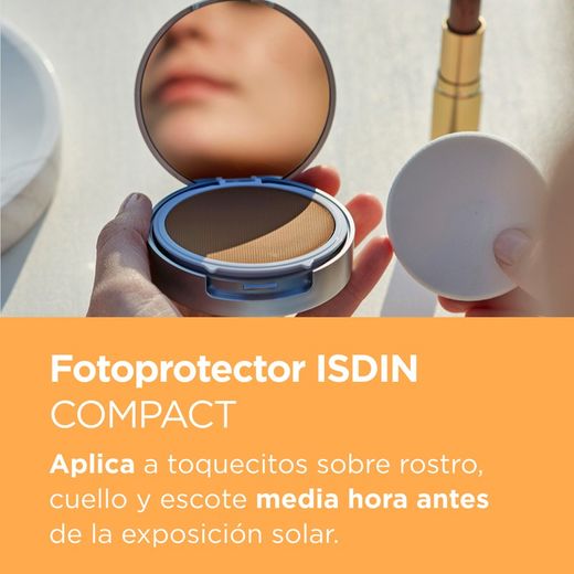 Fotoprotector Isdin Compact SPF50+ Bronce