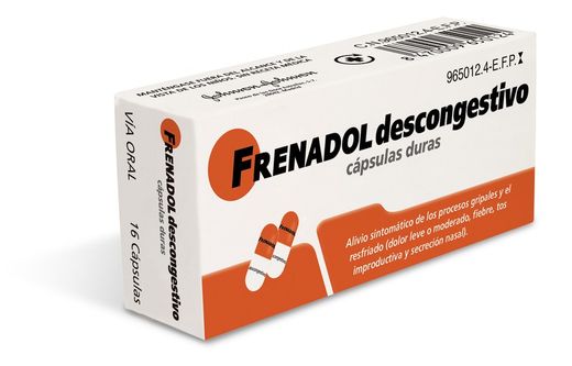 Frenadol Descongestivo 16 Capsulas