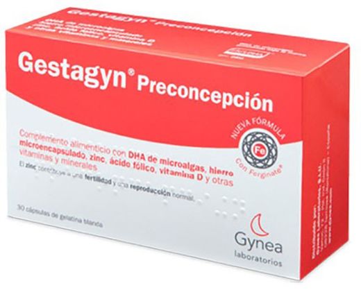 Gestagyn Preconcepcion 30 Capsulas