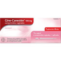 Gine Canesten 100 Mg 6 Comprimidos Vaginales
