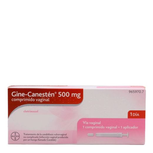 Gine Canesten 500 Mg 1 Comprimido Vaginal