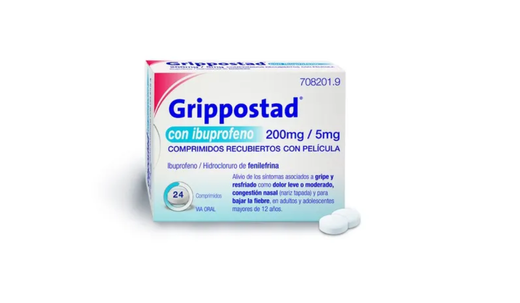 Grippostad Con Ibuprofeno 200/5 Mg 24 Comprimido