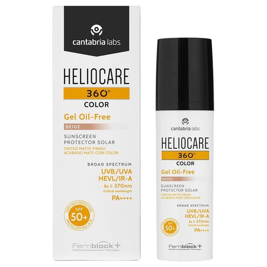 Heliocare 360º Gel Oil-Free Color Beige SPF 50+ 50 ml