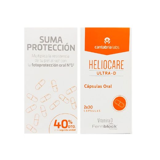 Heliocare Ultra-D Duplo 2x30 cápsulas
