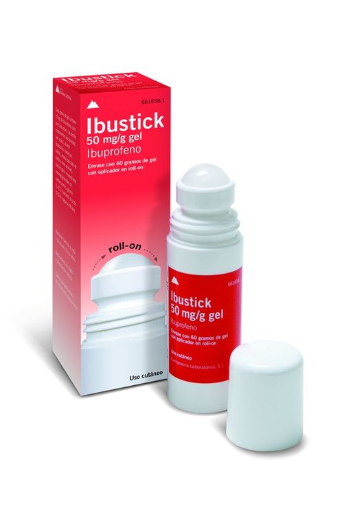 Ibustick 50 Mg/G Gel Topico Rollon 60 G
