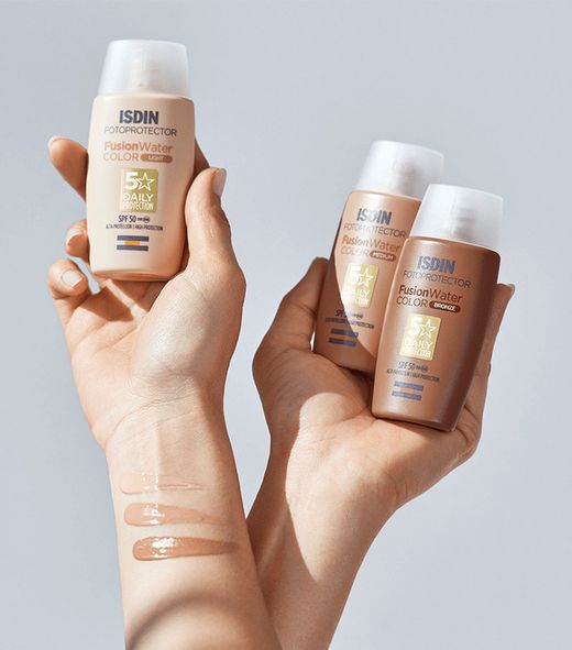 Fotoprotector Isdin Fusion Water Color Light SPF50 50 ml