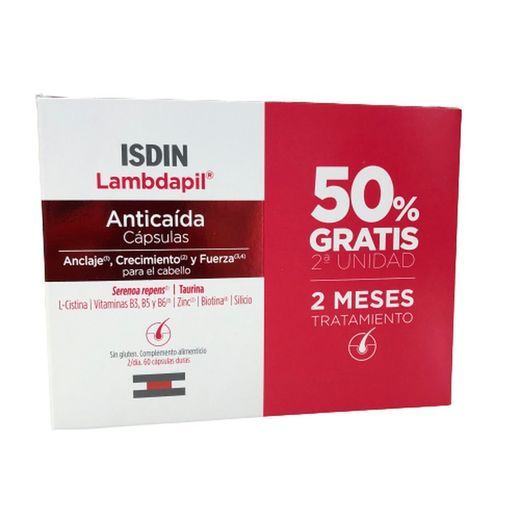 Isdin Lambdapil Anticaída Duplo Cápsulas 60+60