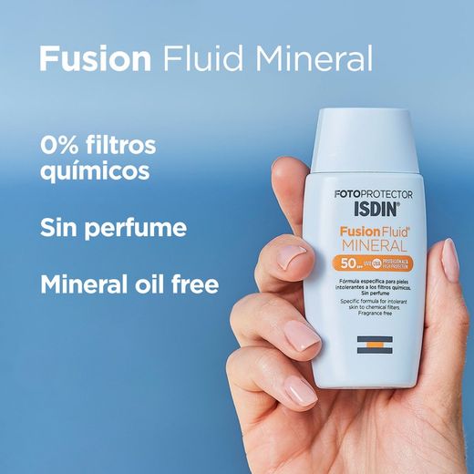 Isdin Fusion Fluid Mineral Fotoprotector SPF 50 50 ml
