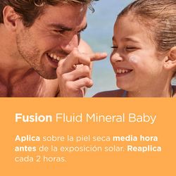 Fotoprotector Isdin Fusion Fluid Mineral Baby Pediatrics SPF50