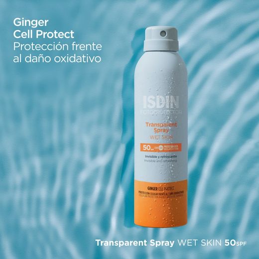 Fotoprotector Isdin Transparent Spray Wet Skin SPF50 250 ml