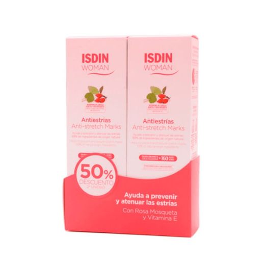 Isdin Woman Antiestrias 250ml + 250ml 50% 2a Unidad Duplo