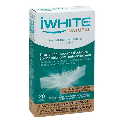 iWhite Tiras Blanqueadoras Disolubles 28 Tiras