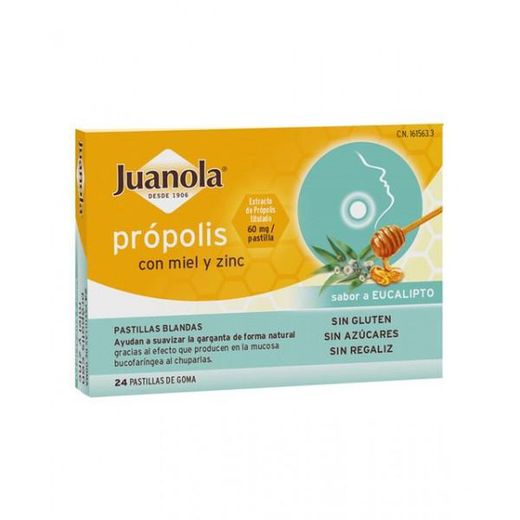 Juanola Pastillas Blandas Propolis Eucalipto 24u