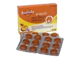 Juanola Pastillas Blandas Propolis Miel Vit C 24u