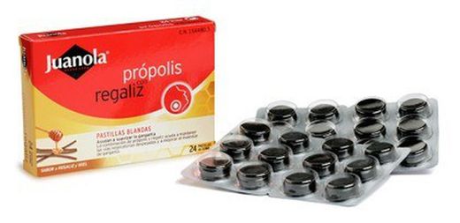 Juanola Pastillas Blandas Propolis Regaliz 24u